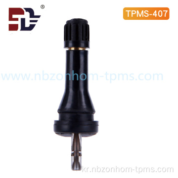 TPMS 고무 스냅인 타이어 밸브 TPMS407